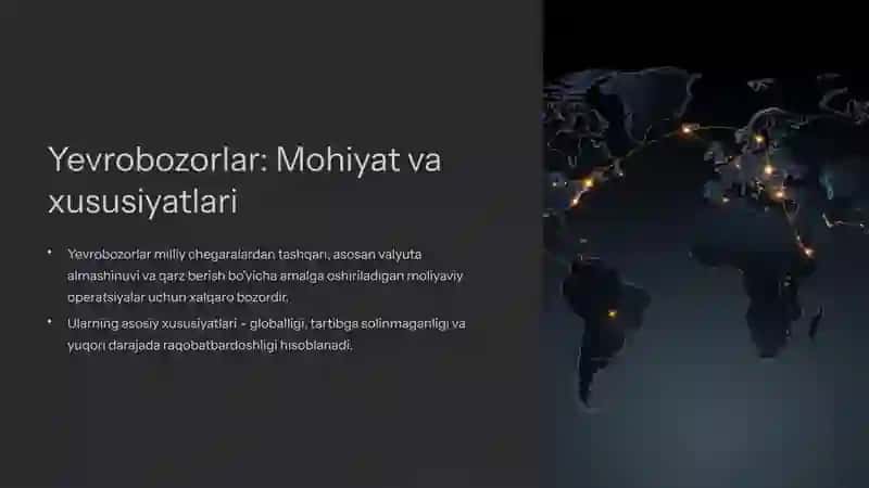 Yevrobozorlar: Kelib chiqishi va amaliyotlari 2