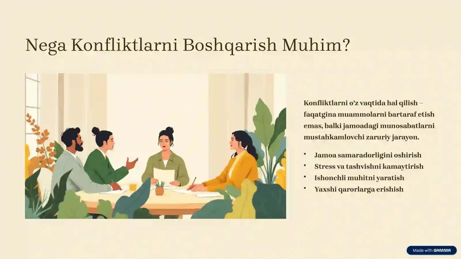 Konfliktlarni Boshqarish: Samarali Tartiblar va Usullar 2