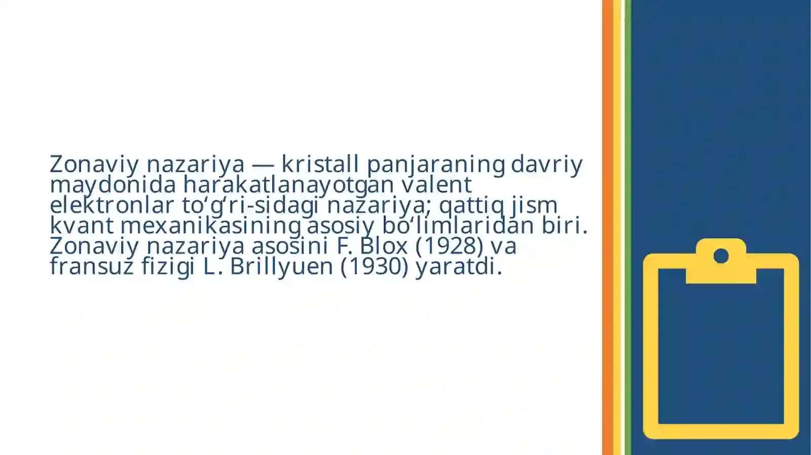 KRISTALNING ZONALAR NAZARYASI 2