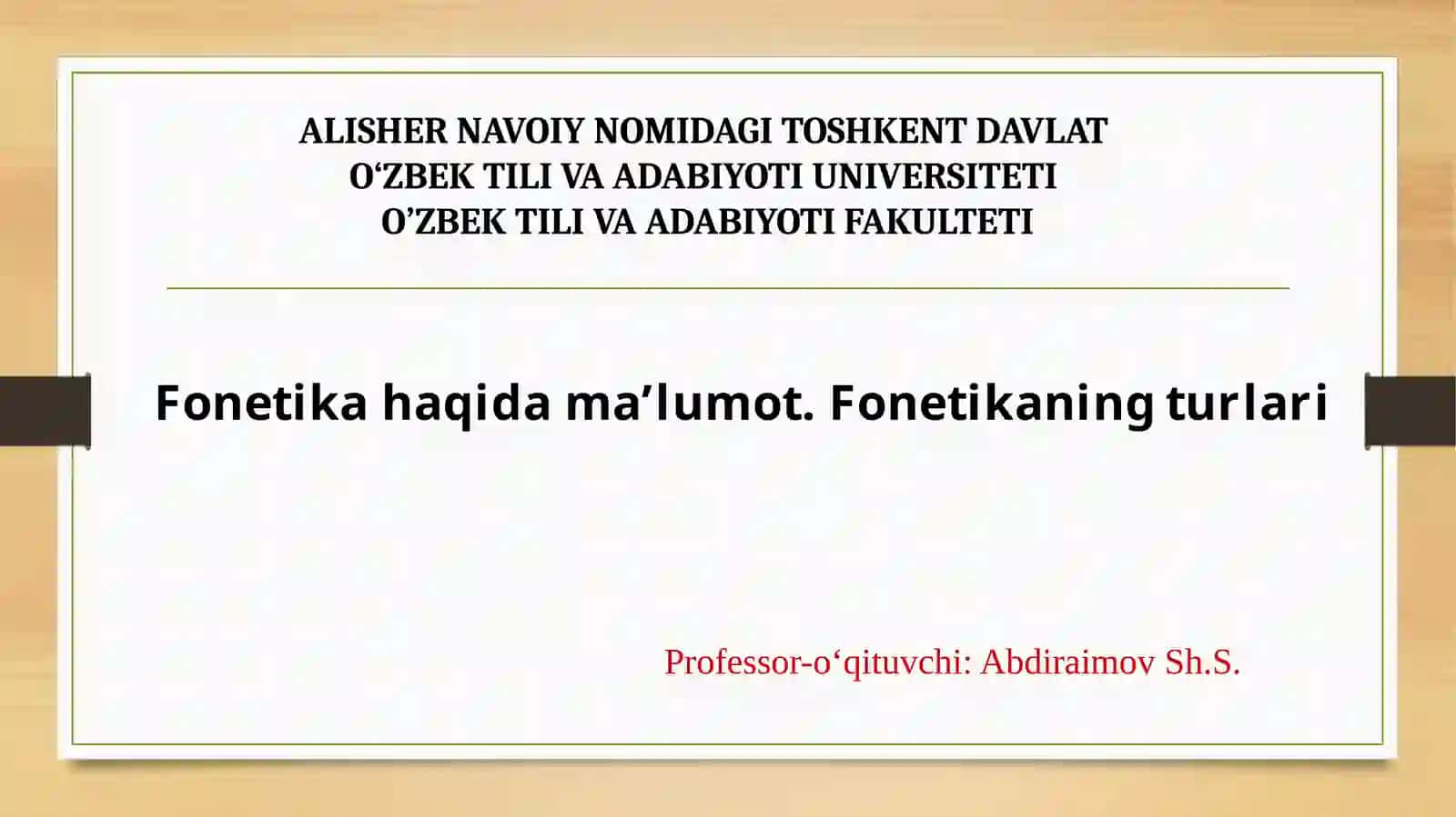 FONETIKA 2
