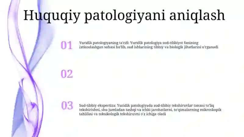 Yuridik patologiya Tushunchasi 2