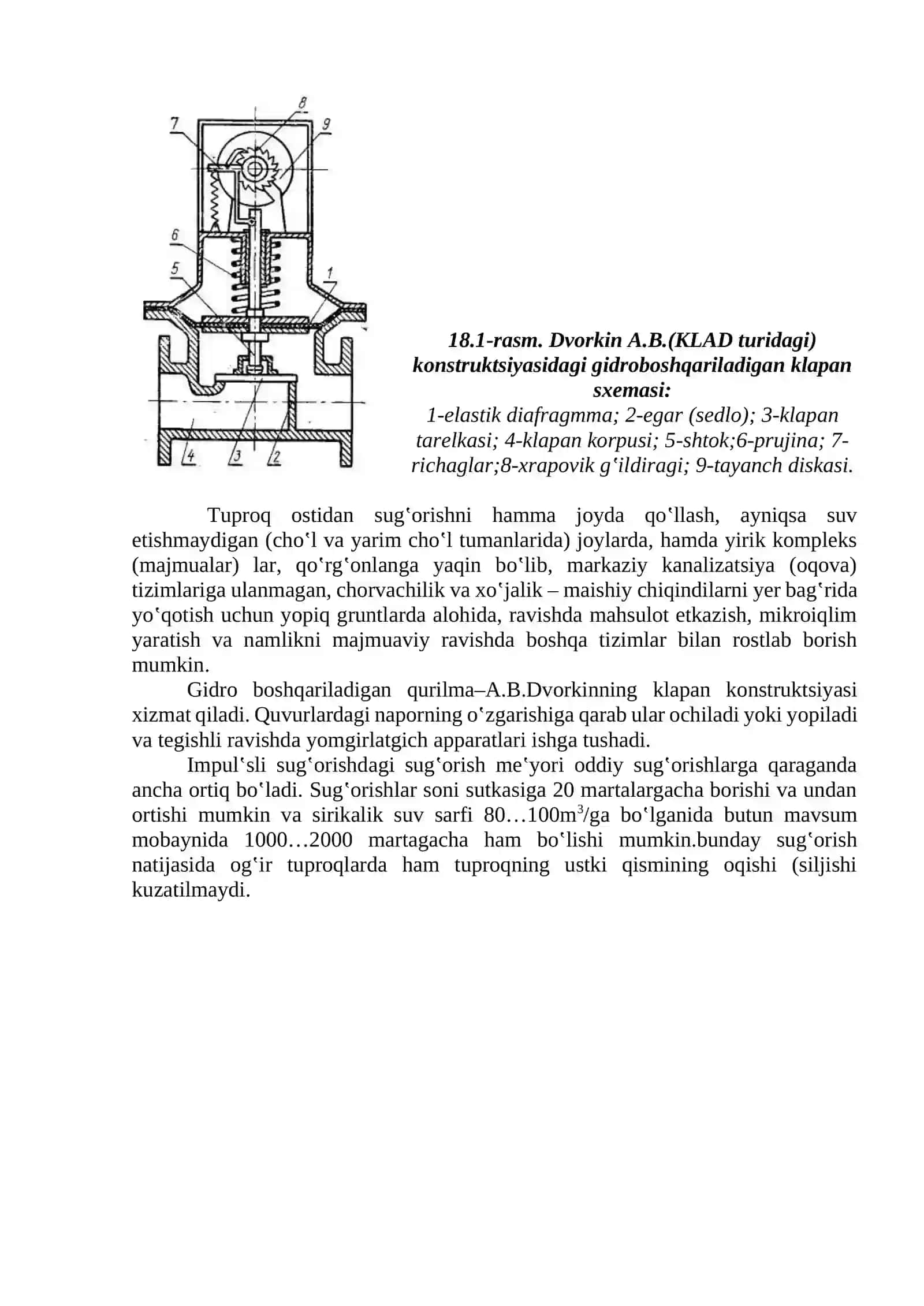 Tuprоq Оstidаn Sugʽоrish Tizimining Koʽrsаtkichlаrini Hisоblаsh 2