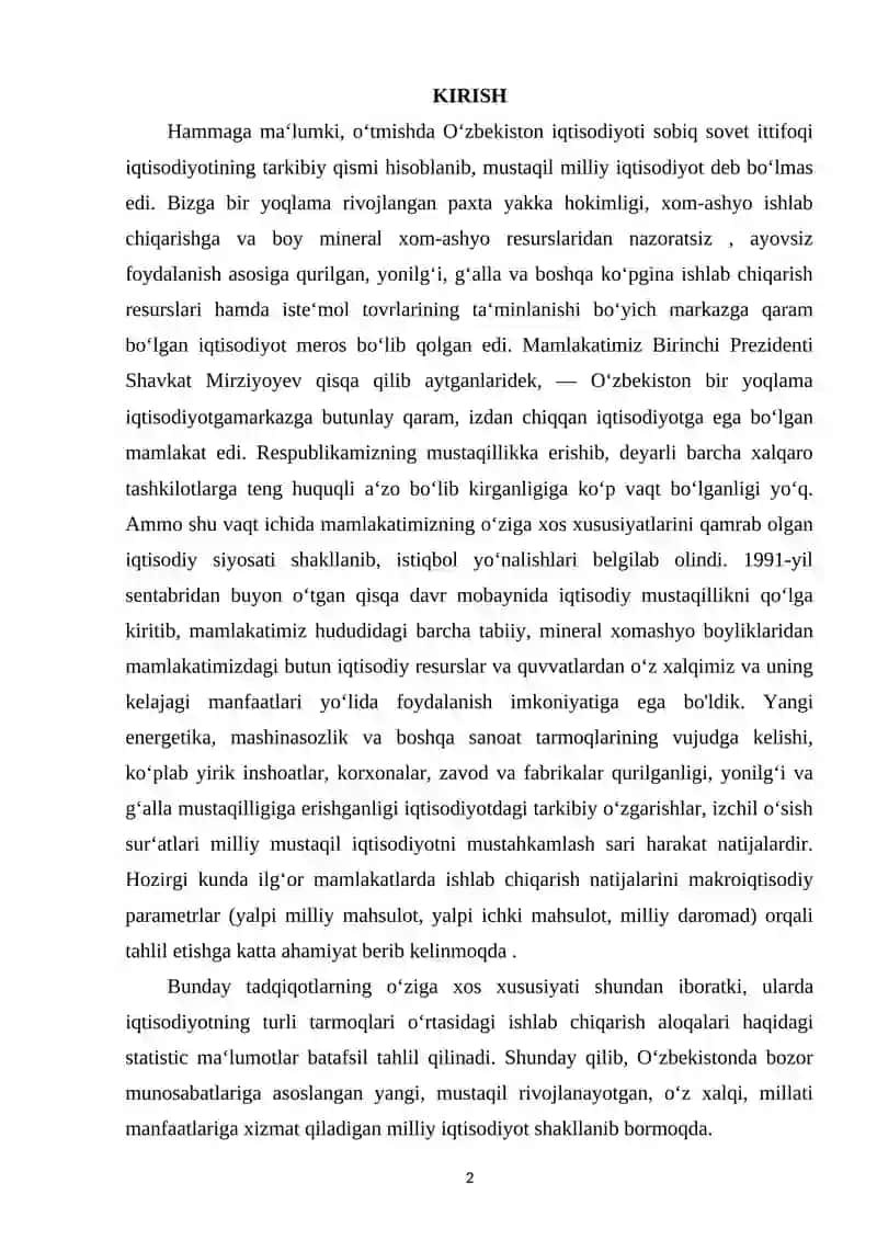 MILLIY HISOBCHILIK TIZIMI MAKROIQTISODIY KO'RSATKICHLARNI XUSOBLASH ASOSLARI VA UNING AFZALLIKLARI 2