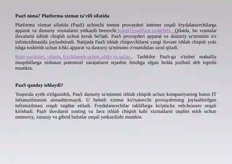 Plaformas aServic(PaaS) 2