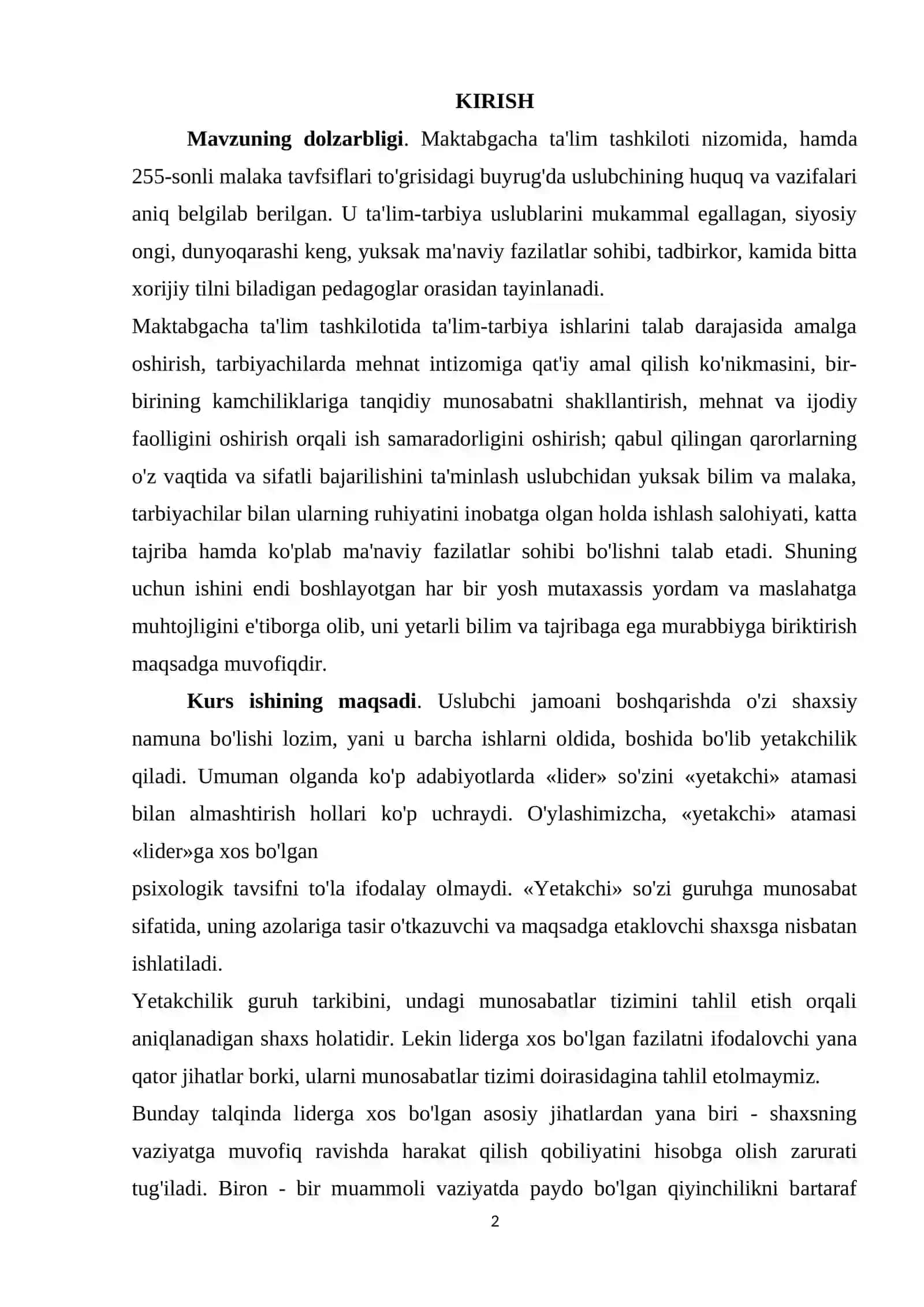 Maktabgacha ta'lim tashkilotida uslubiy boshqaruv 2