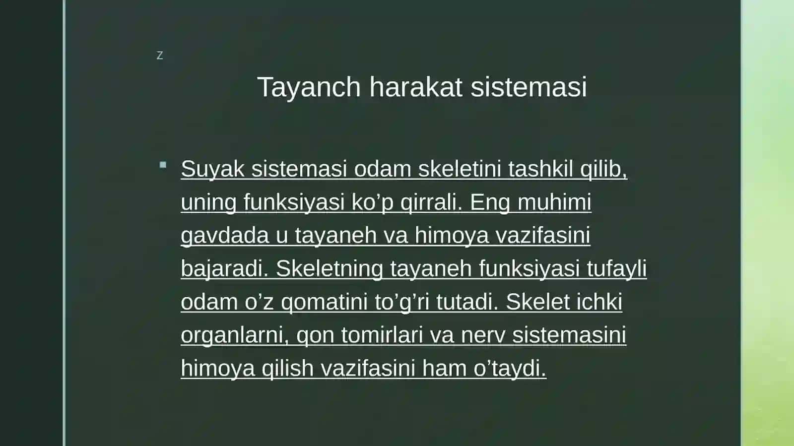 Suyak tizimi 2