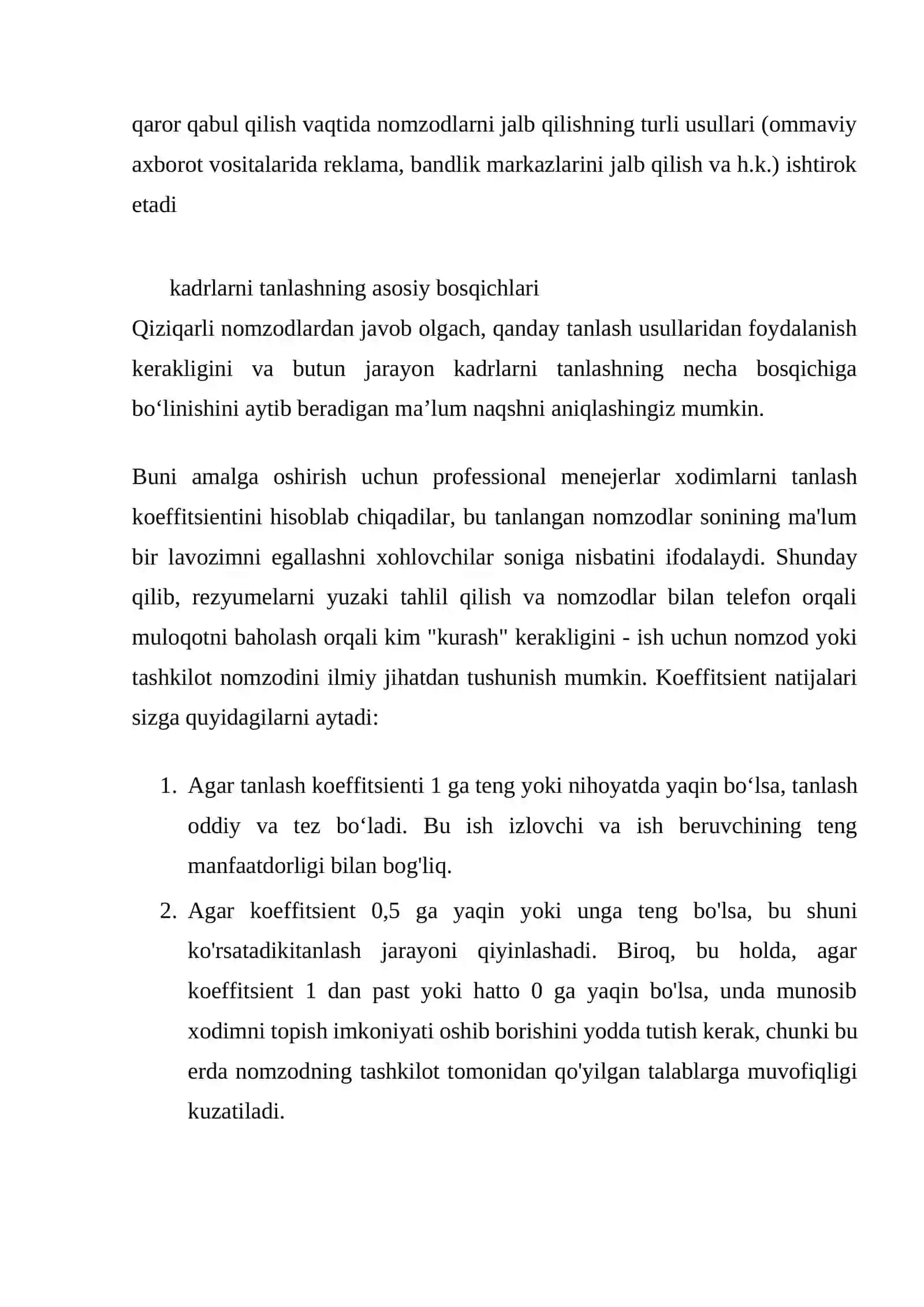 Kadrlarni ishga olish. Ish haqqi hisoblash 2