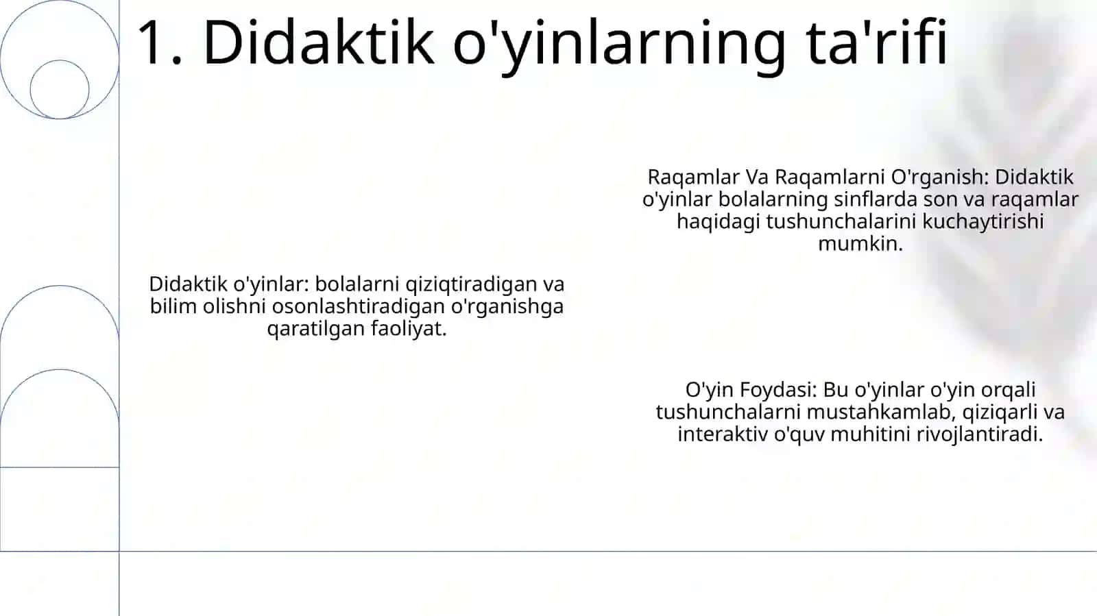 Darslarda Bolalarni Raqamlar Va Raqamlar Bilan Tanishtirish Uchun Didaktik O'Yinlardan Foydalanish 2