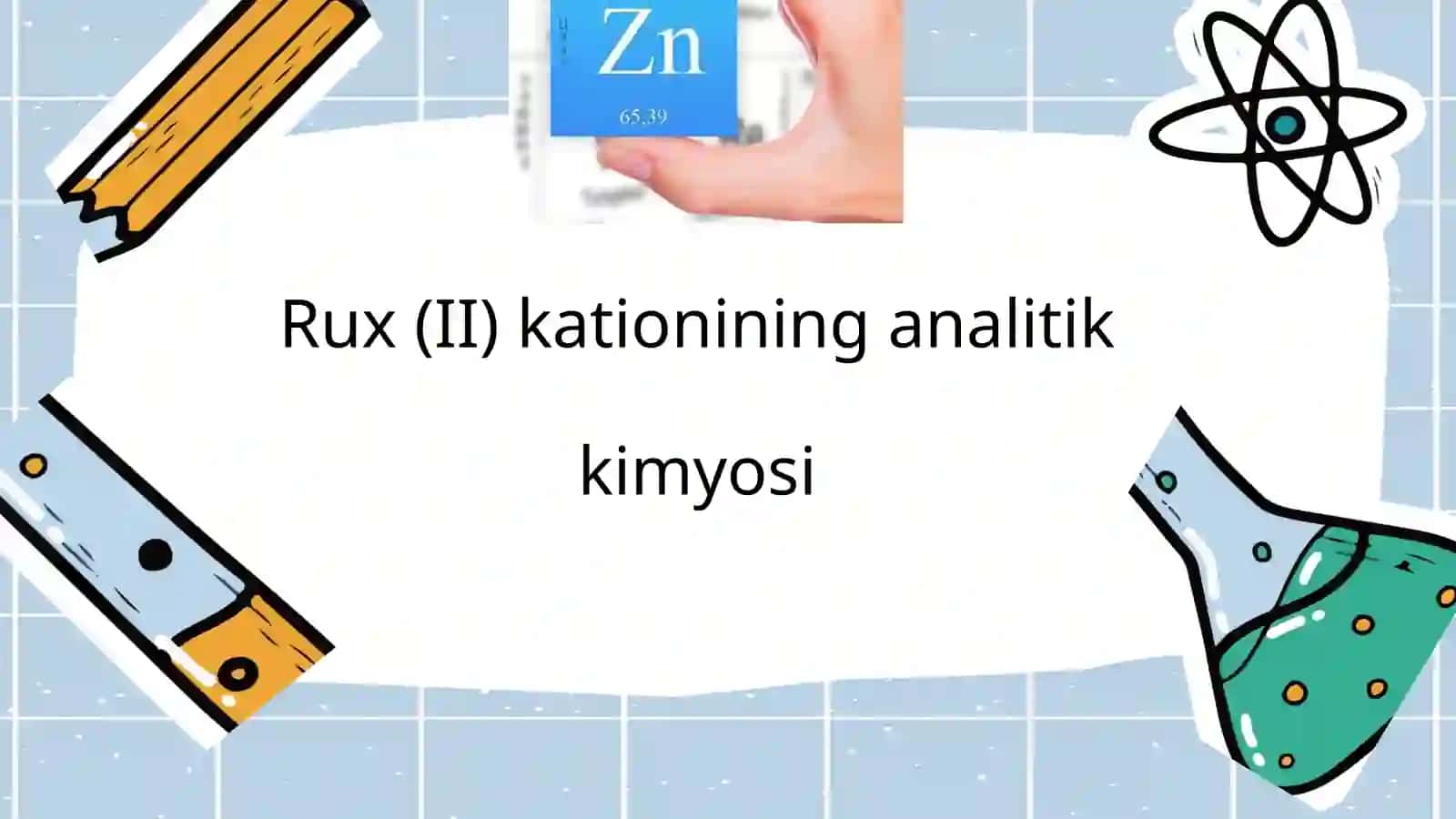 Rux (II) kationining analitik kimyosi 2