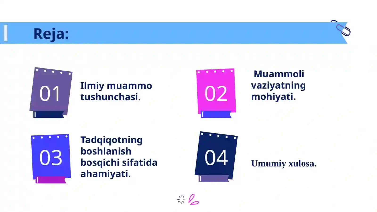 Ilmiy tadqiqotda muammo va muammoli vaziyat ilmiy tadqiqotning boshlang‘ich asosi 2