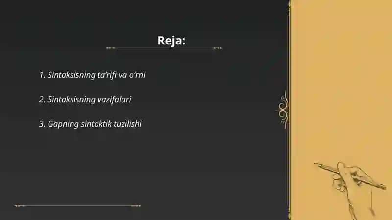 Sintaksis haqida ma'lumot 2