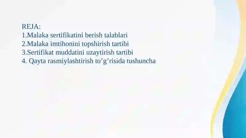Auditor malaka sertifikati 2