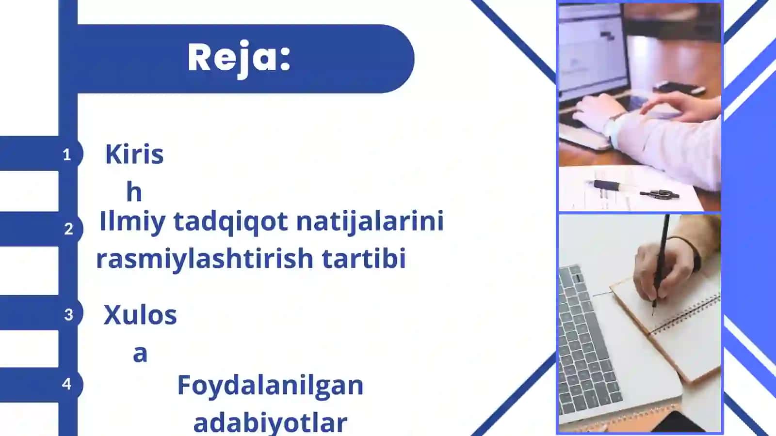 ILMIY TADQIQOT NATIJALARINI RASMIYLASHTIRISH TARTIBI 2