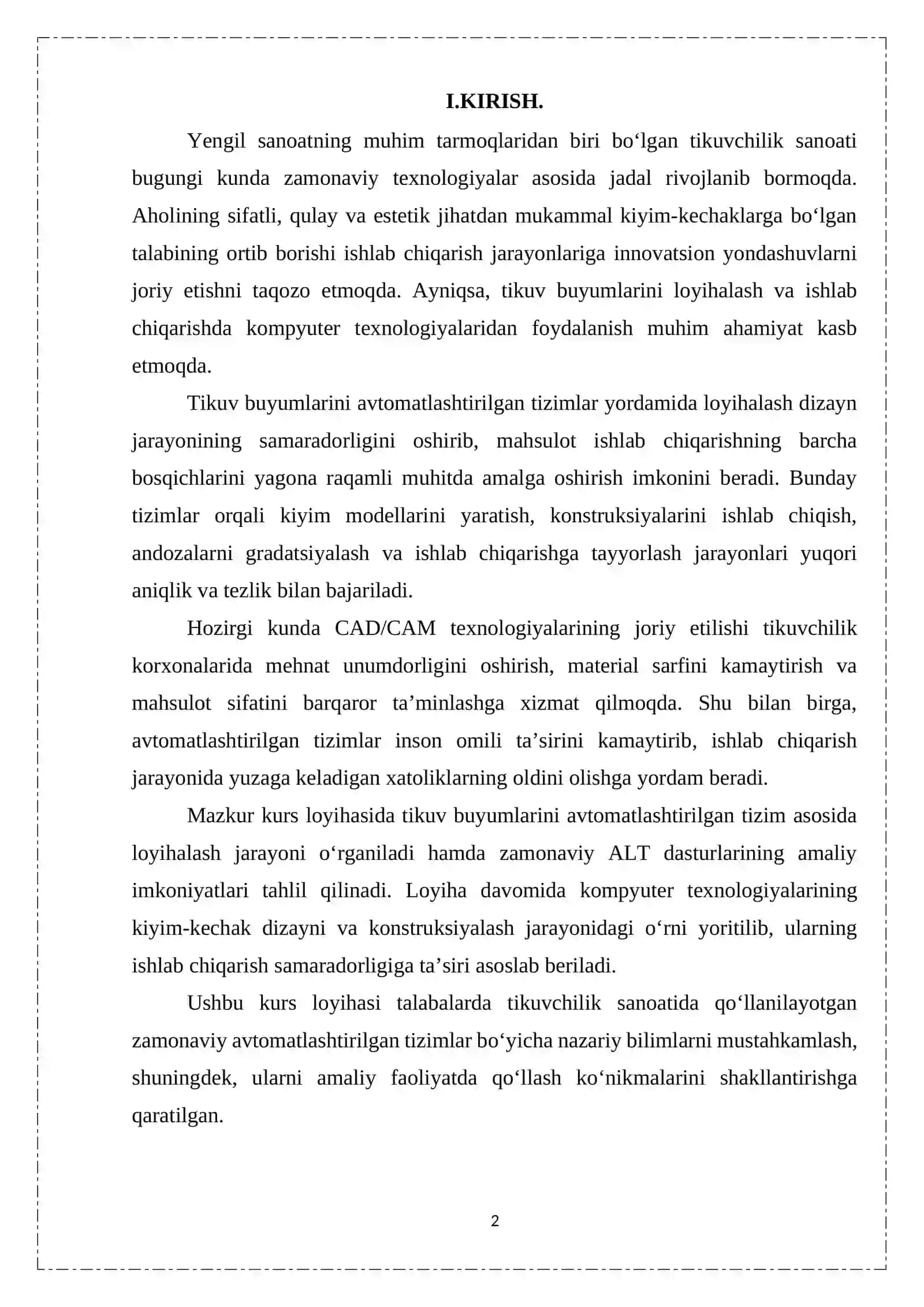 ALT tizimida djensi matosidan o‘smir yoshli qizlar uchun kombinatsiyashgan shimi  dizayn eskizini  va konstruksiyasini  ishlab chiqish 2