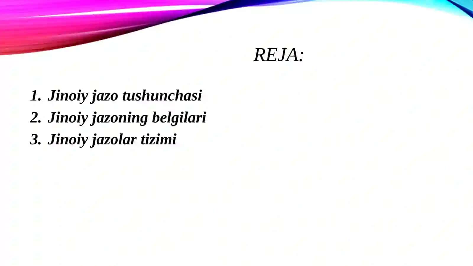 JINOIY JAZO TUSHUNCHASI VA TIZIMI. 2
