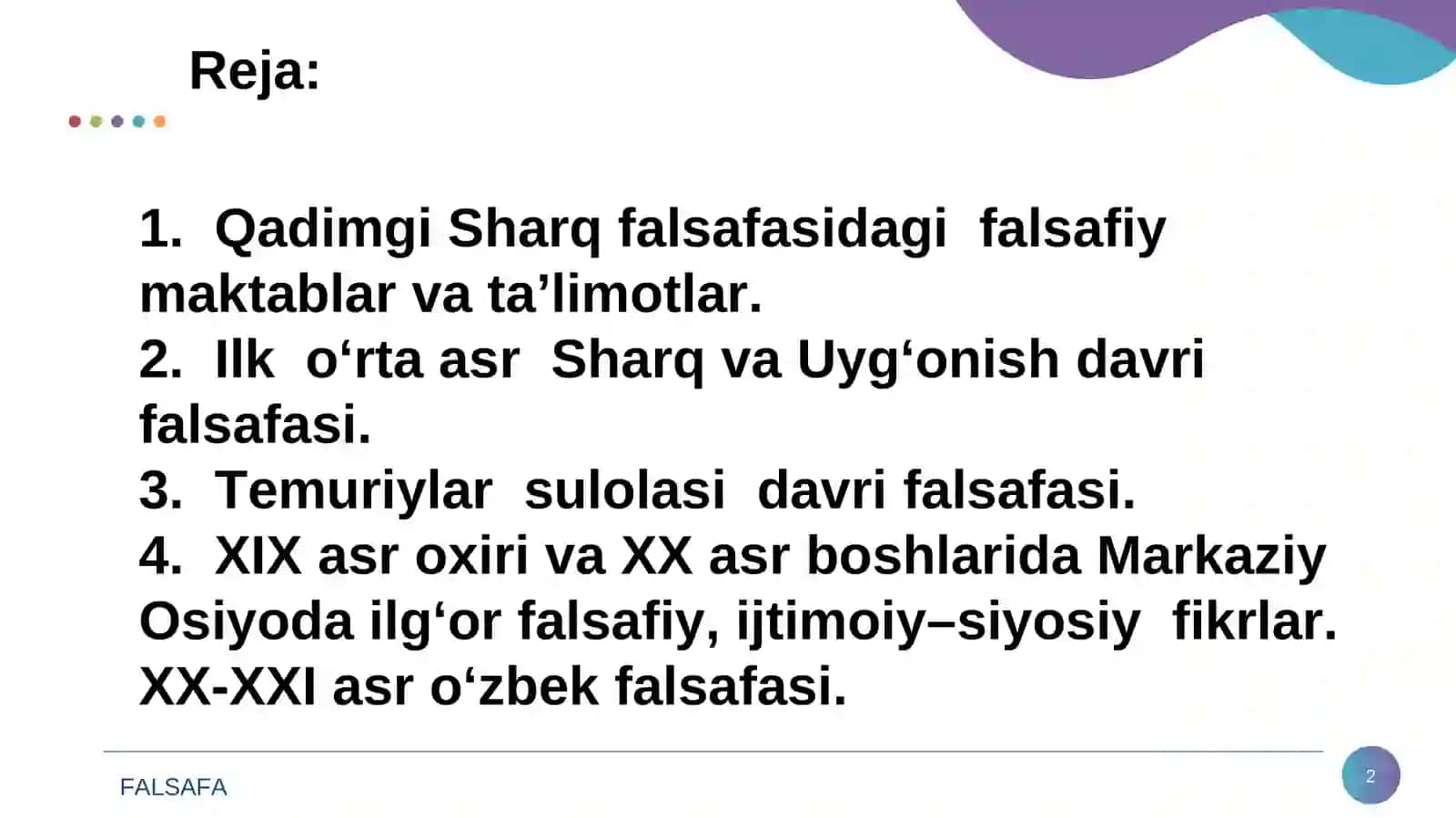 FALSAFA 2
