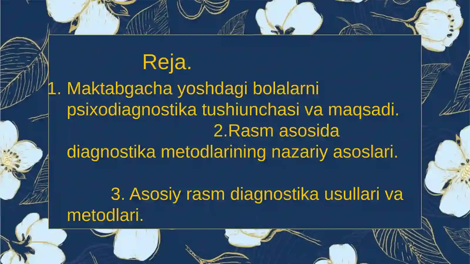 Bolalardarasmasosidasuhbatmetodikasi:psixodiagnostikyondashuv 2