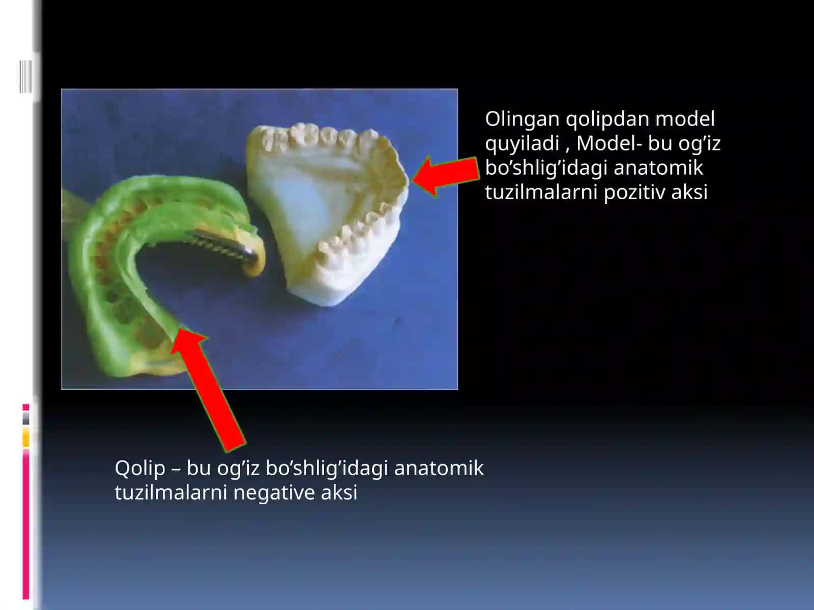 Qoliplar va qolip olish uchun ishlatiladigan xomashyolar 2
