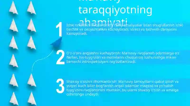 Ma'Naviy Taraqqiyotni TaʼMinlash Va Sohani Yangi Bosqichga Olib Chiqish 2