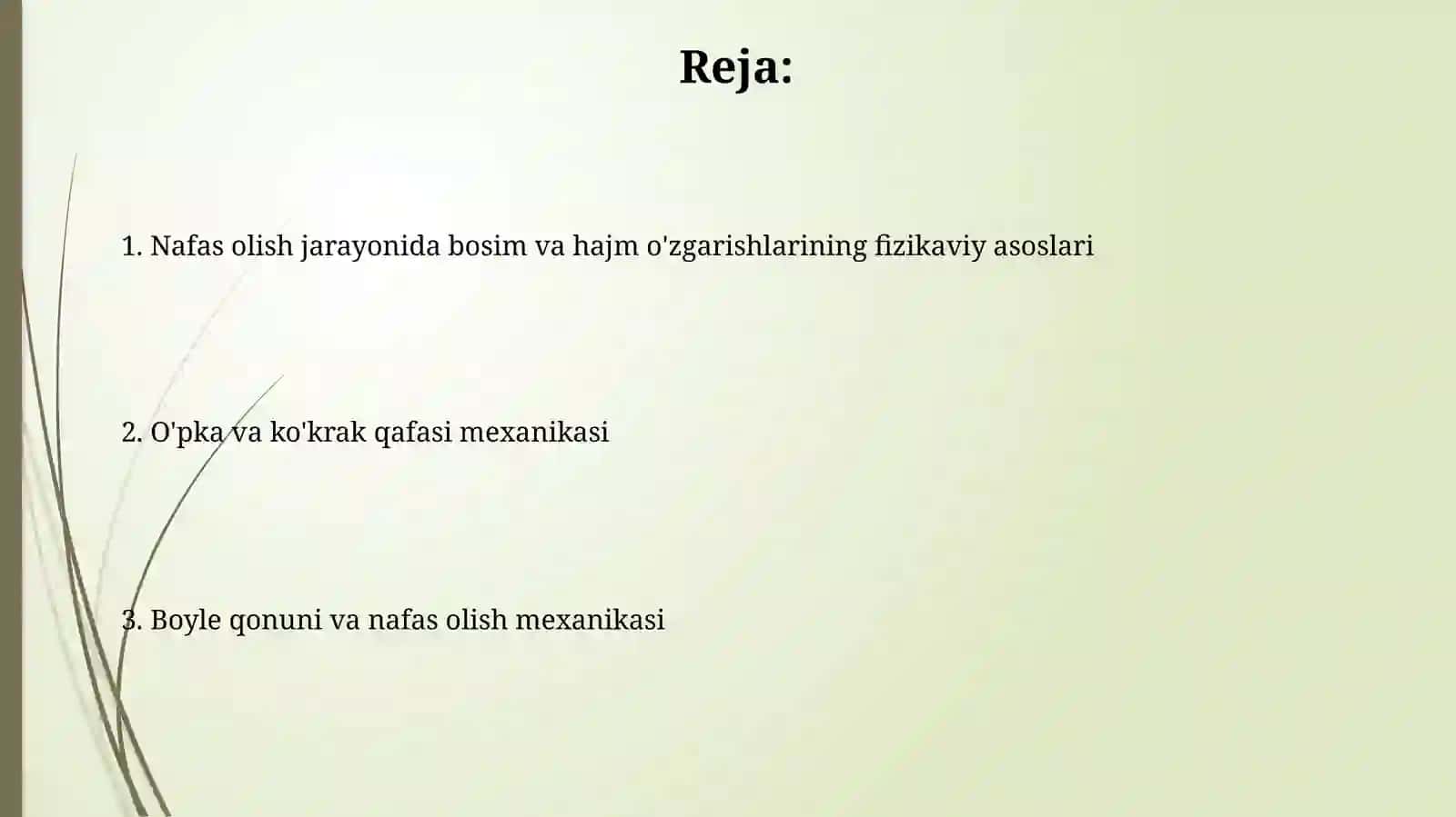 Narsa olish jarayonidagi bosim va hajm órgarishlarining fizik asosi 2