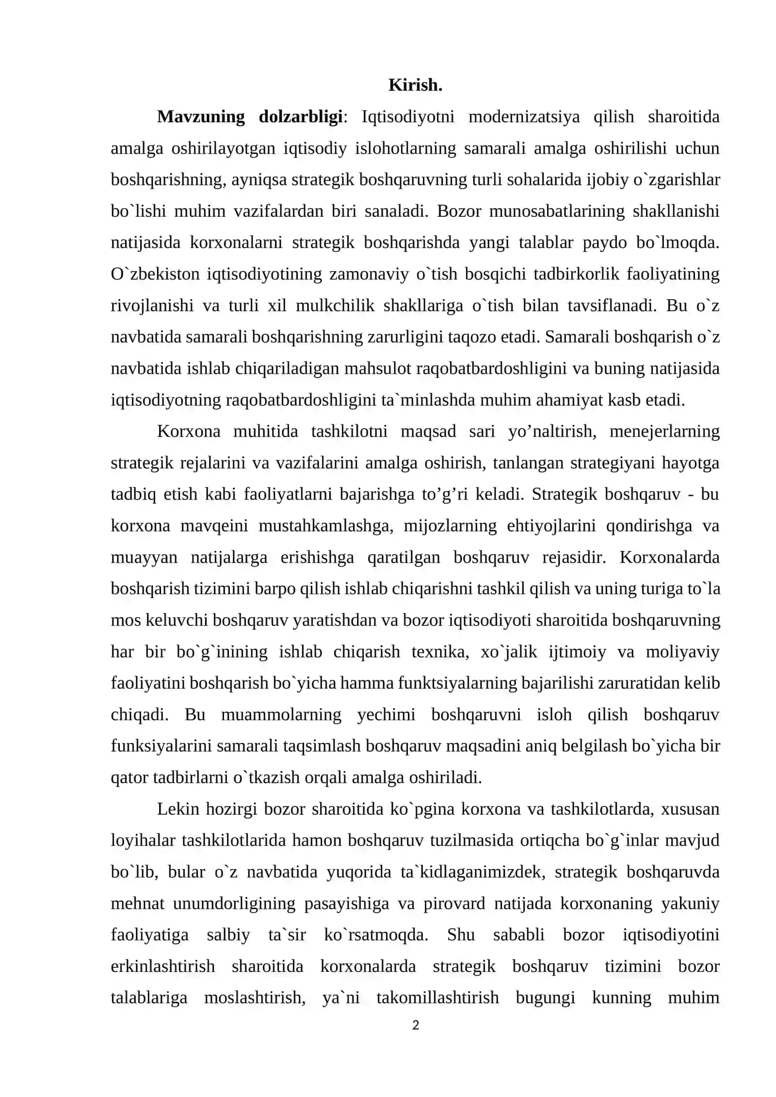 Korxonalarda innovatsion strategiyalarni ishlab chiqish tamoyillari 2