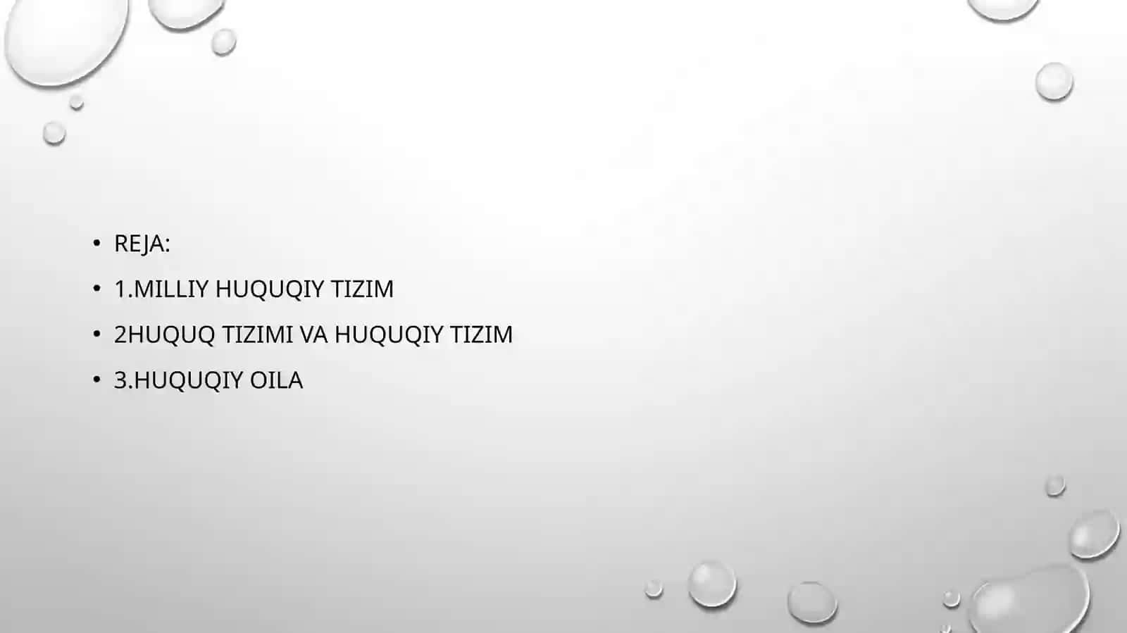 Huquqiy tizimlarni huquqiy oilalariga ajratish 2