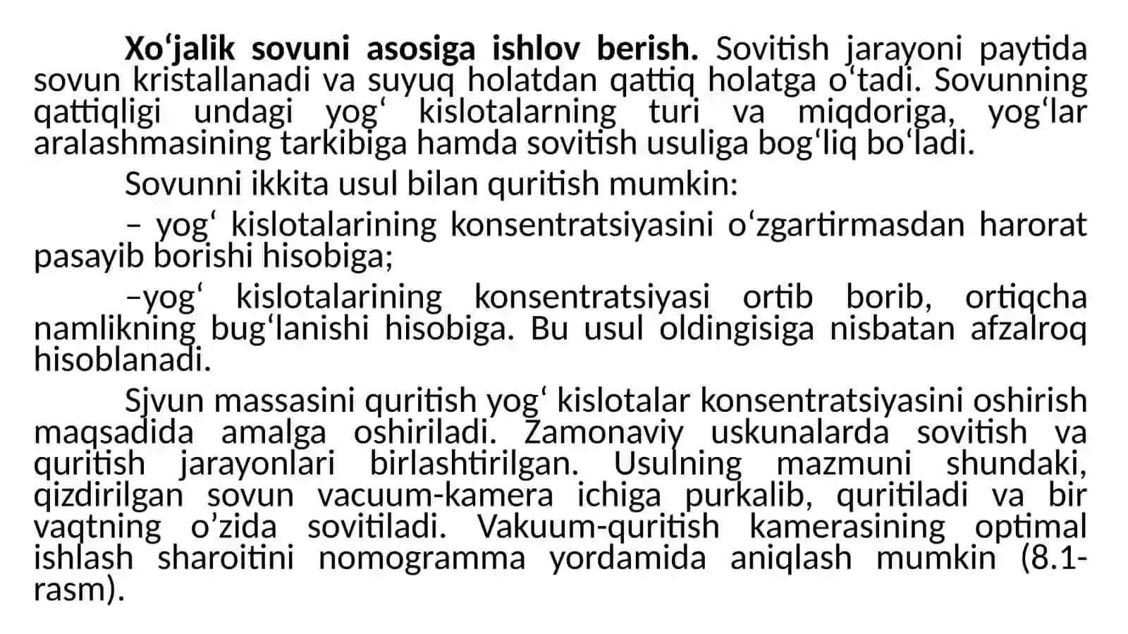 SOVUN VA YUVUVCHI VOSITALARNI QADOQLASH 2