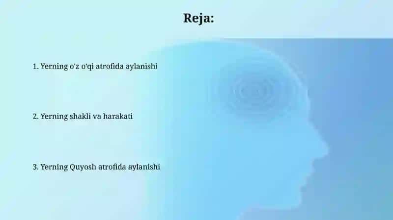 Yerning shakli va harakati 2