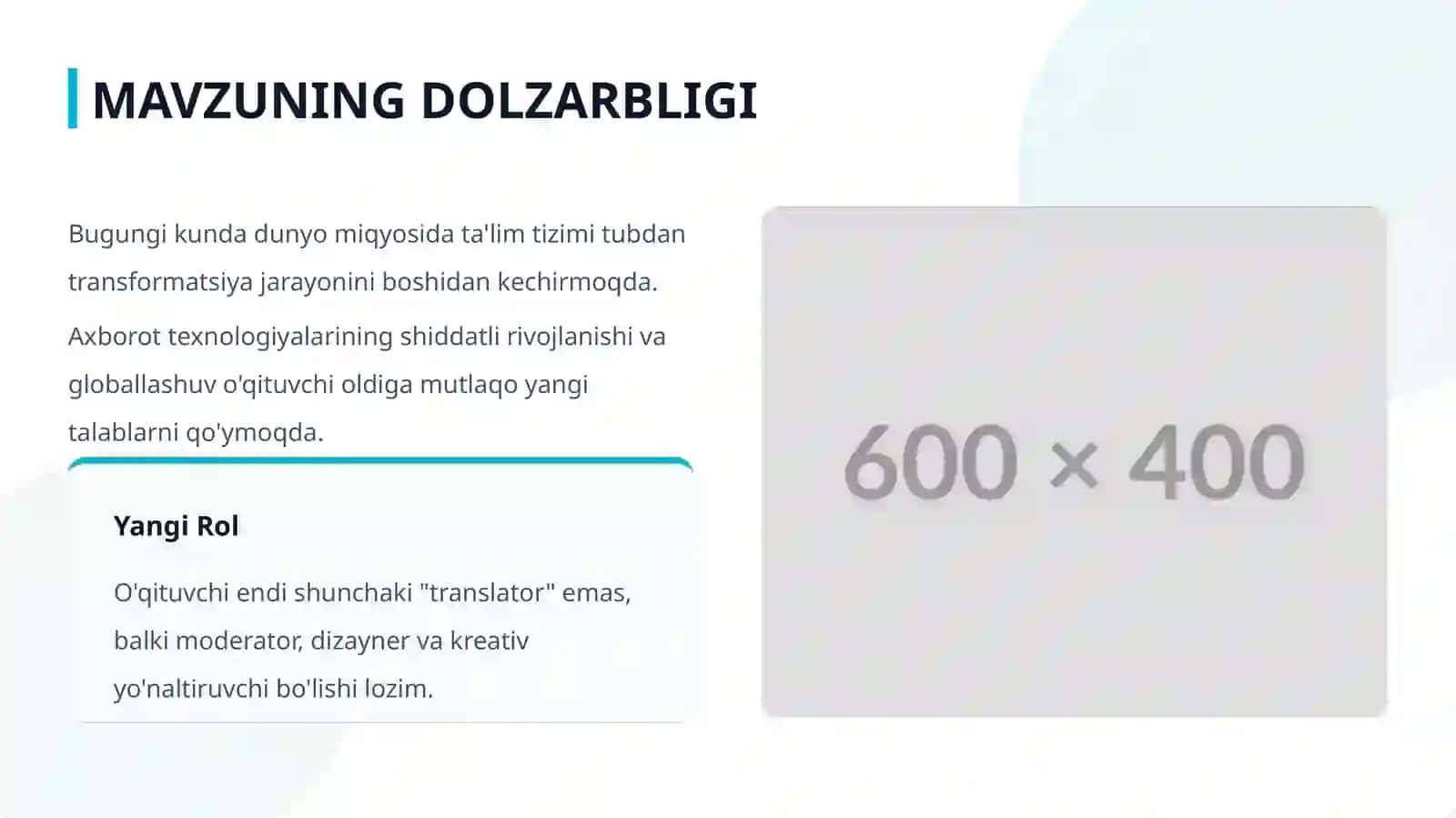 O'qituvchining Pedagogik Qobiliyatlari Zamonaviy Talablar va Rivojlanish Istiqbollari KURS ISHI 2