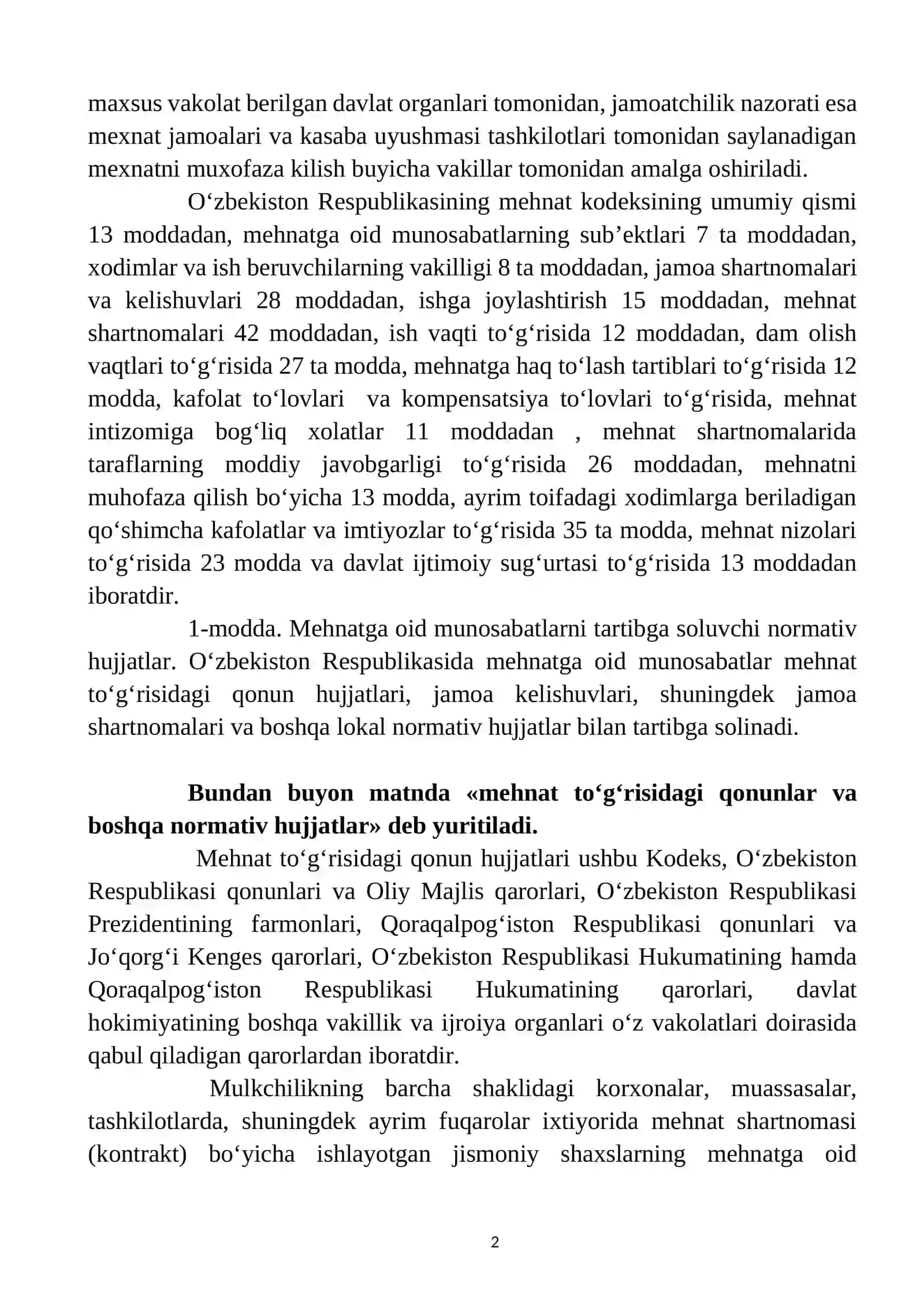 Mavzu 3. Avtomobil yo‘llari sohasida mehnatni muhofaza qilish va uning ahamiyati 2