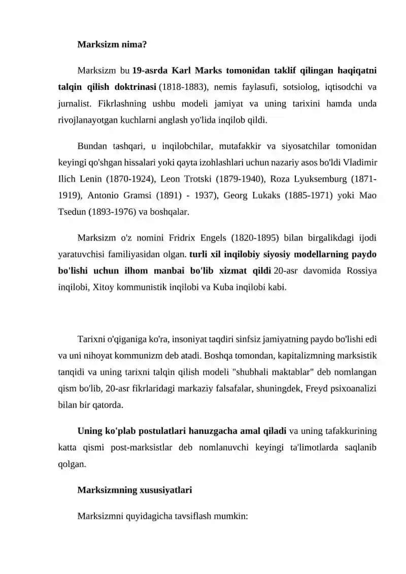 MARKSIZM VA LINILIZM SIYOSIY IQTISOD NAZARIYALARI 2