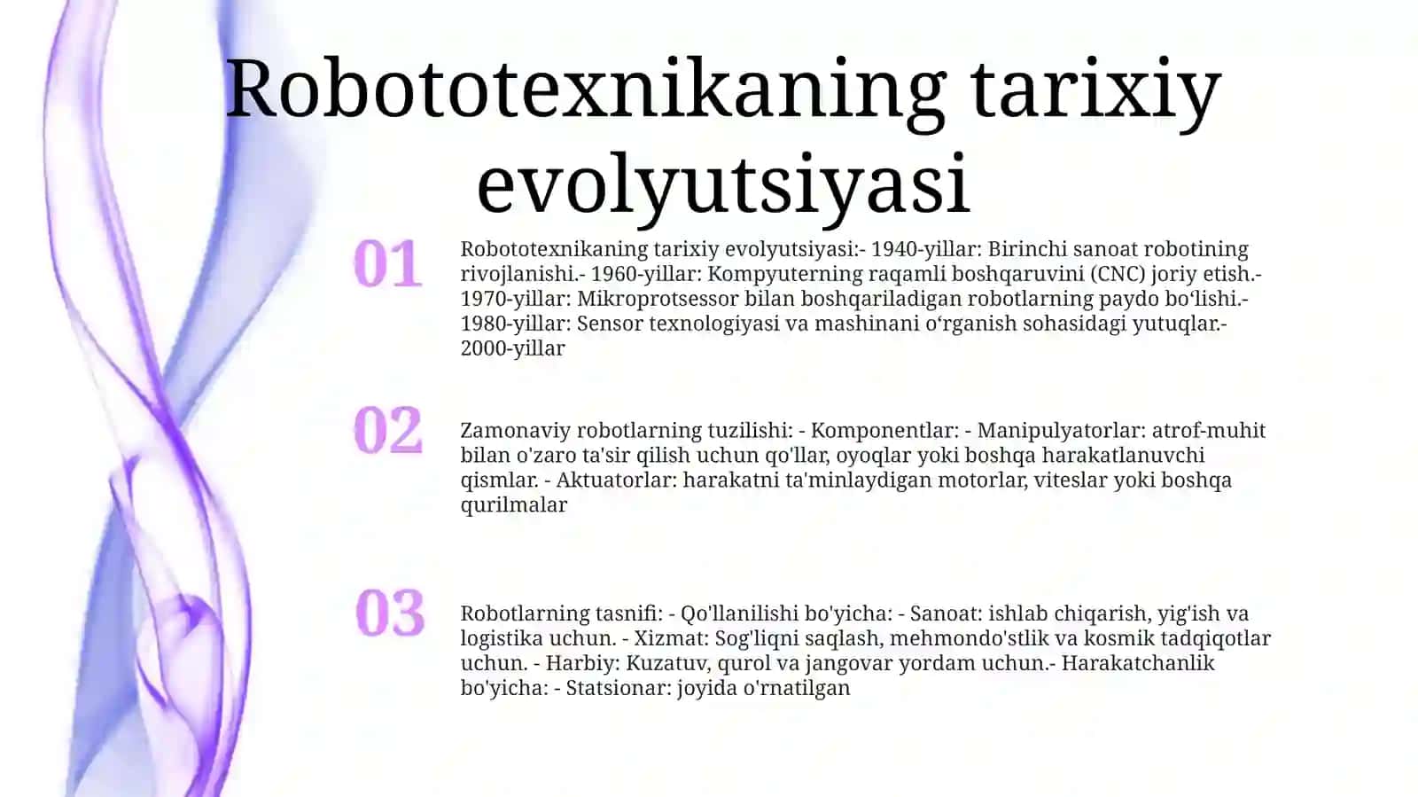 Zamonaviy Robotar Tarkibiy Tuzilmasi, Ularning Parametrlari Va Turkumlari 2