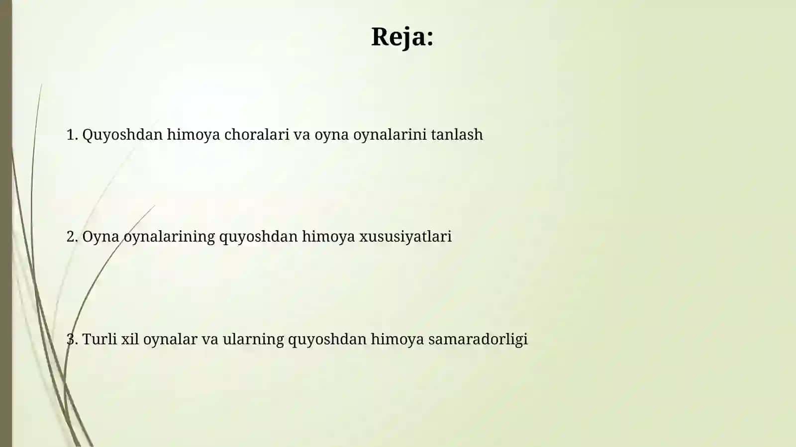 Derazalarni qutblanishiga nisbatan quyosh himoya vositalarini tanlash 2