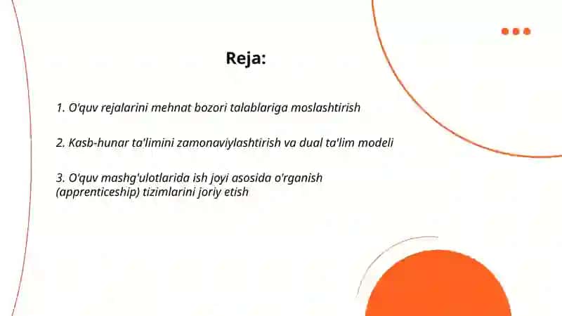 Taʼlim va mehnat integratsiyasi:yangi modellarga ehtiyoj Umarova Oʻgʻiloy 2