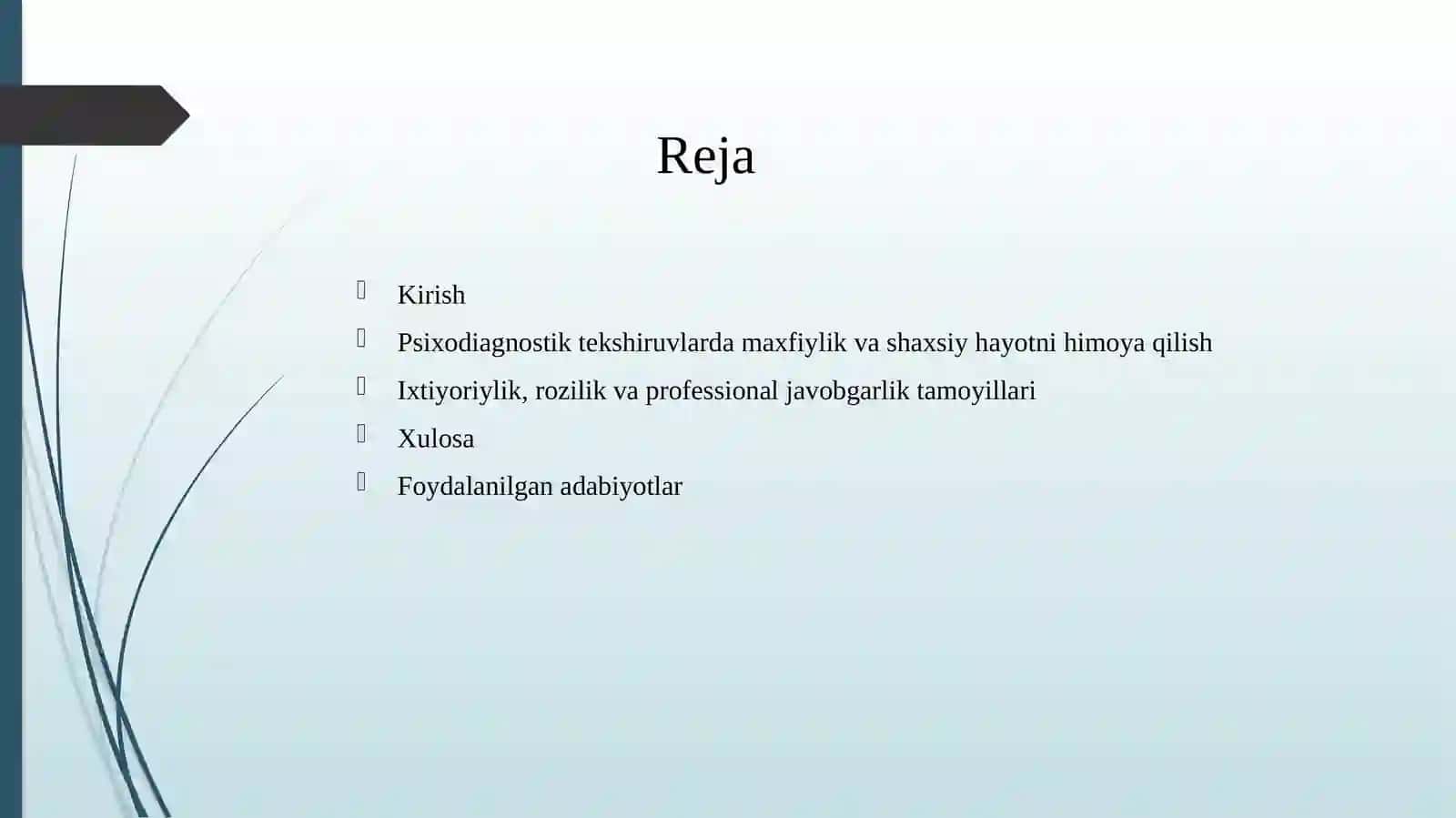 PSIXODIAGNOSTIK TEKSHIRISHLARDAGI UMUMIY ETIKAVIY TAMOYILLAR 2