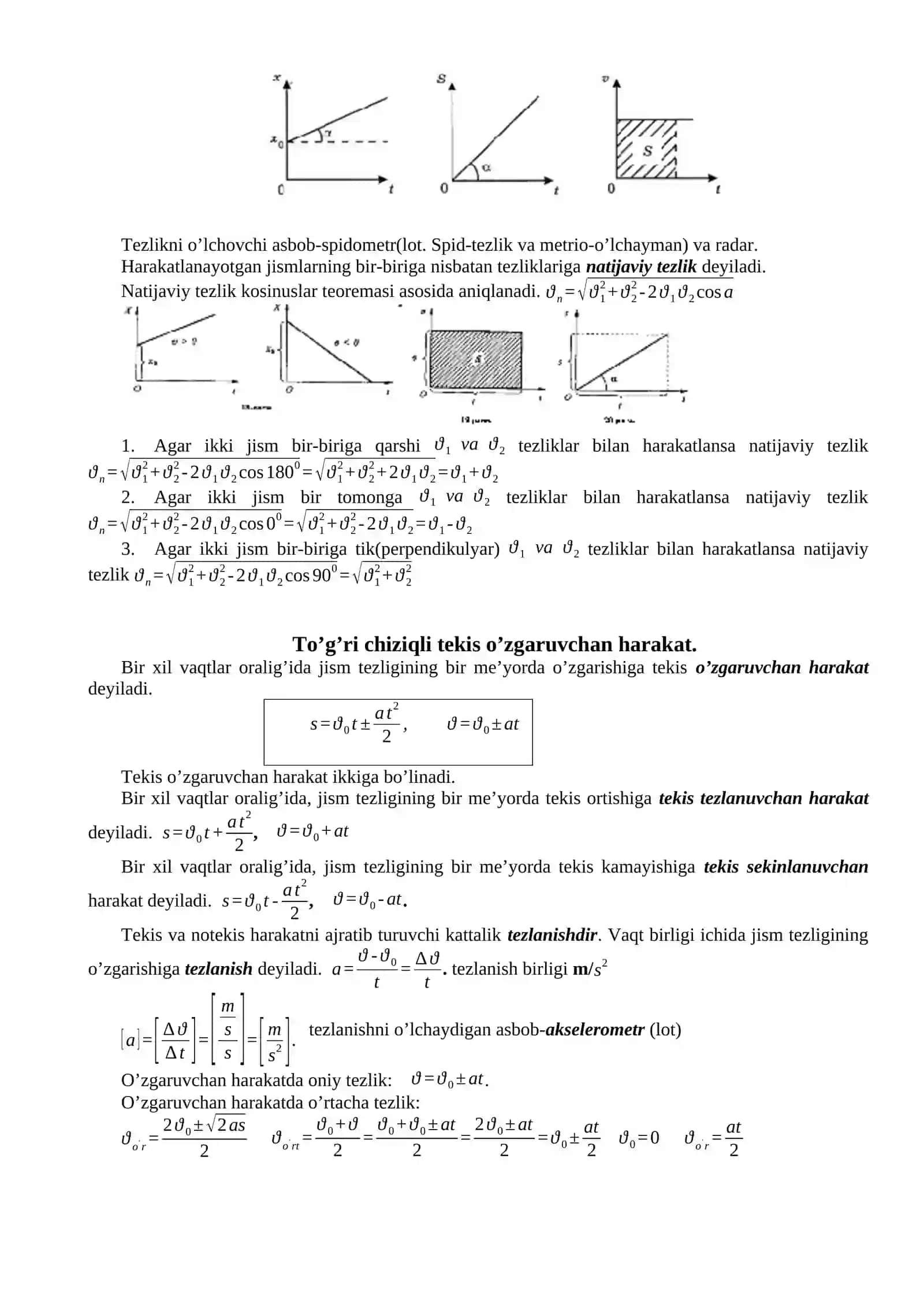 Kinematika 2