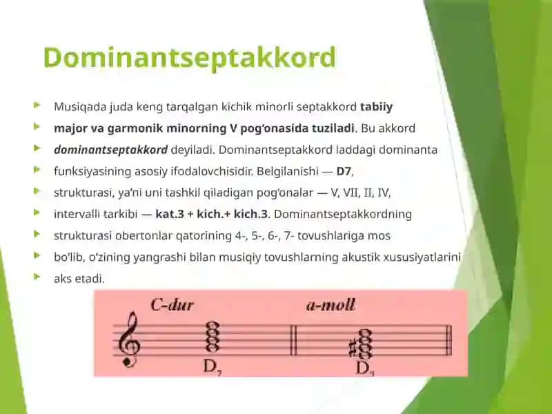 Dominant septakkord 2