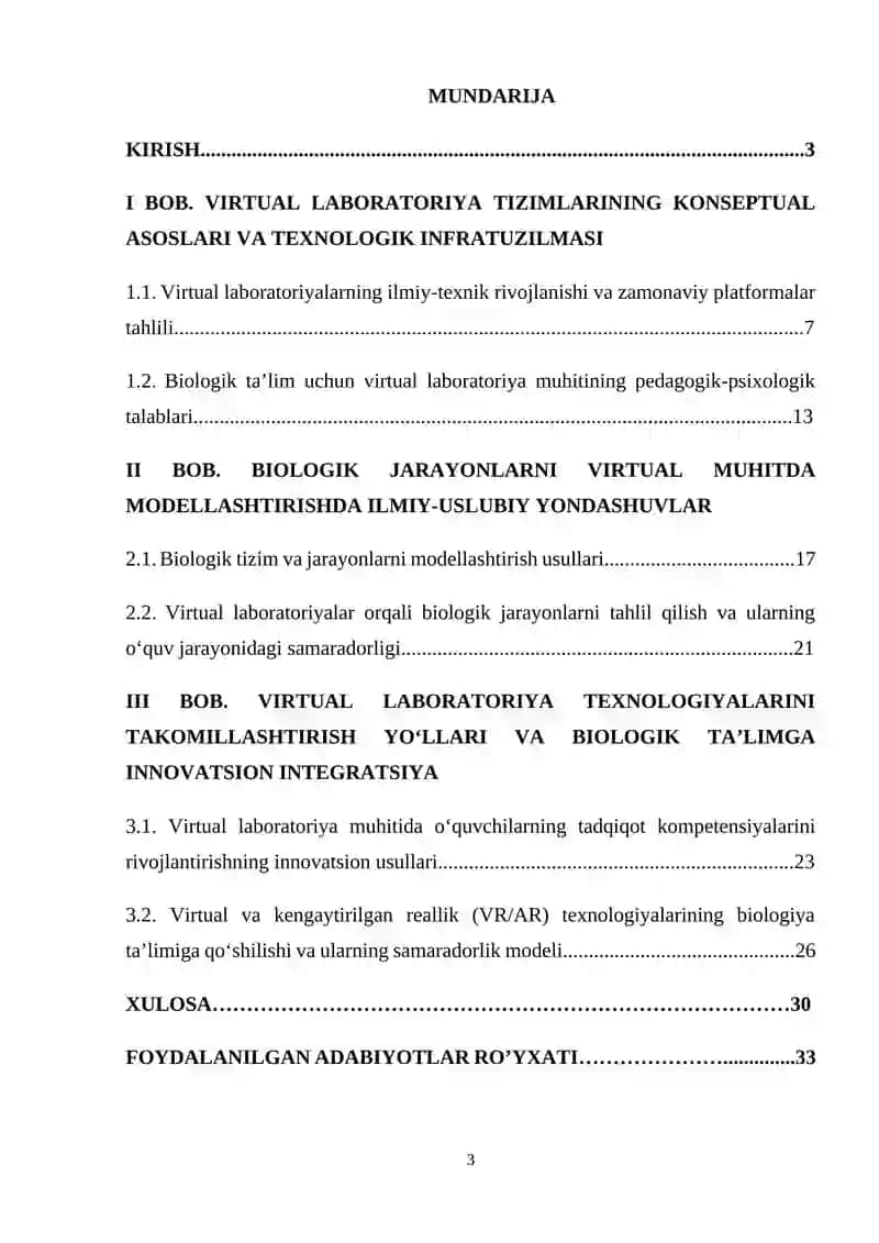 Virtual laboratoriya muhitida biologik jarayonlarni modellashtirish usullari 2
