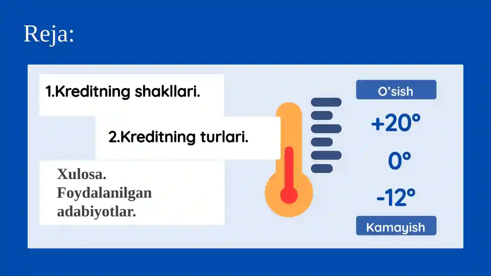 Kreditning shakllari va turlari 2