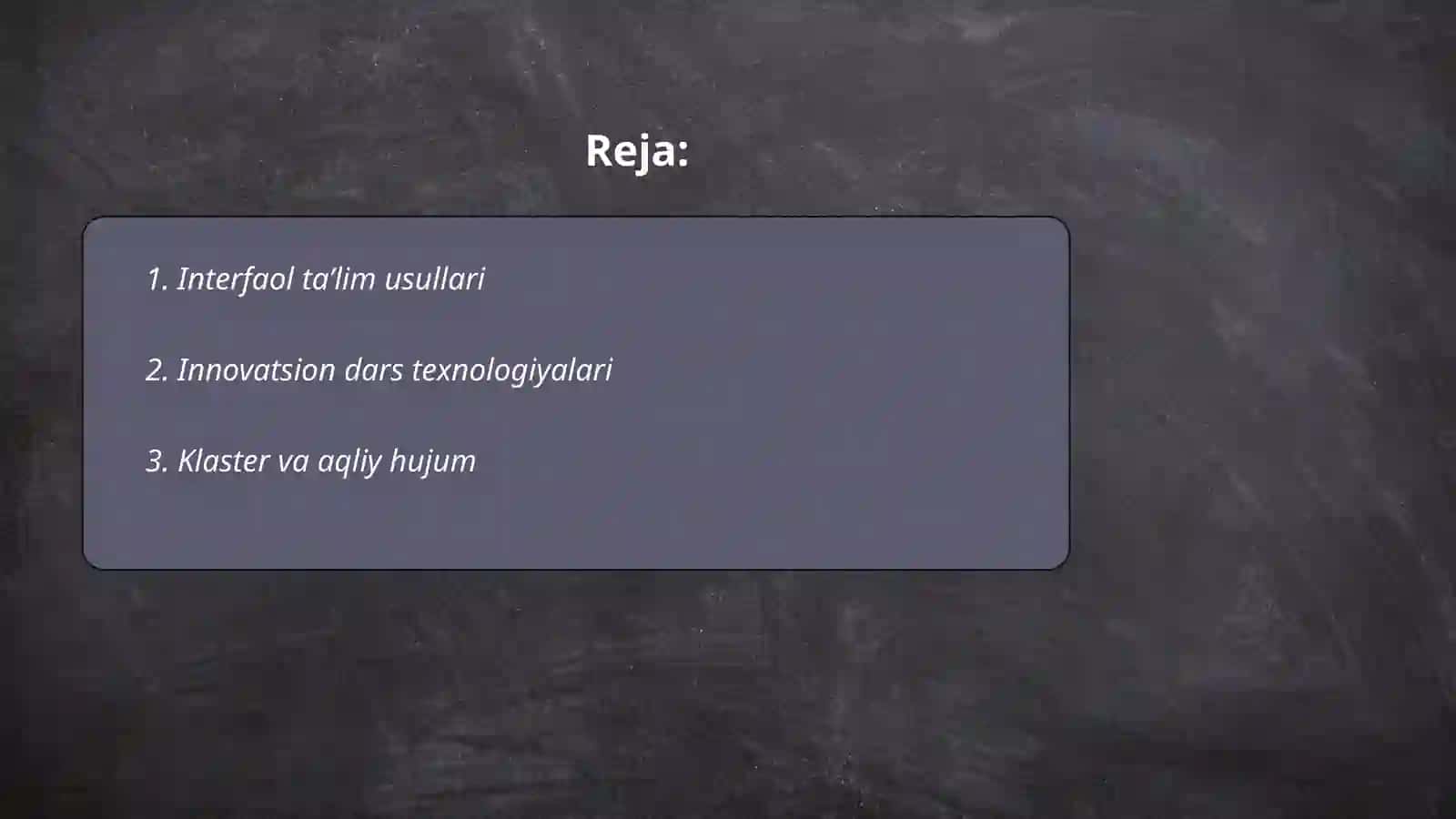 Mutaxasislik fanini o‘qitish metodikasi fanini o‘qitishda yangi pedagogik texnologiyalardan foydalanish 2
