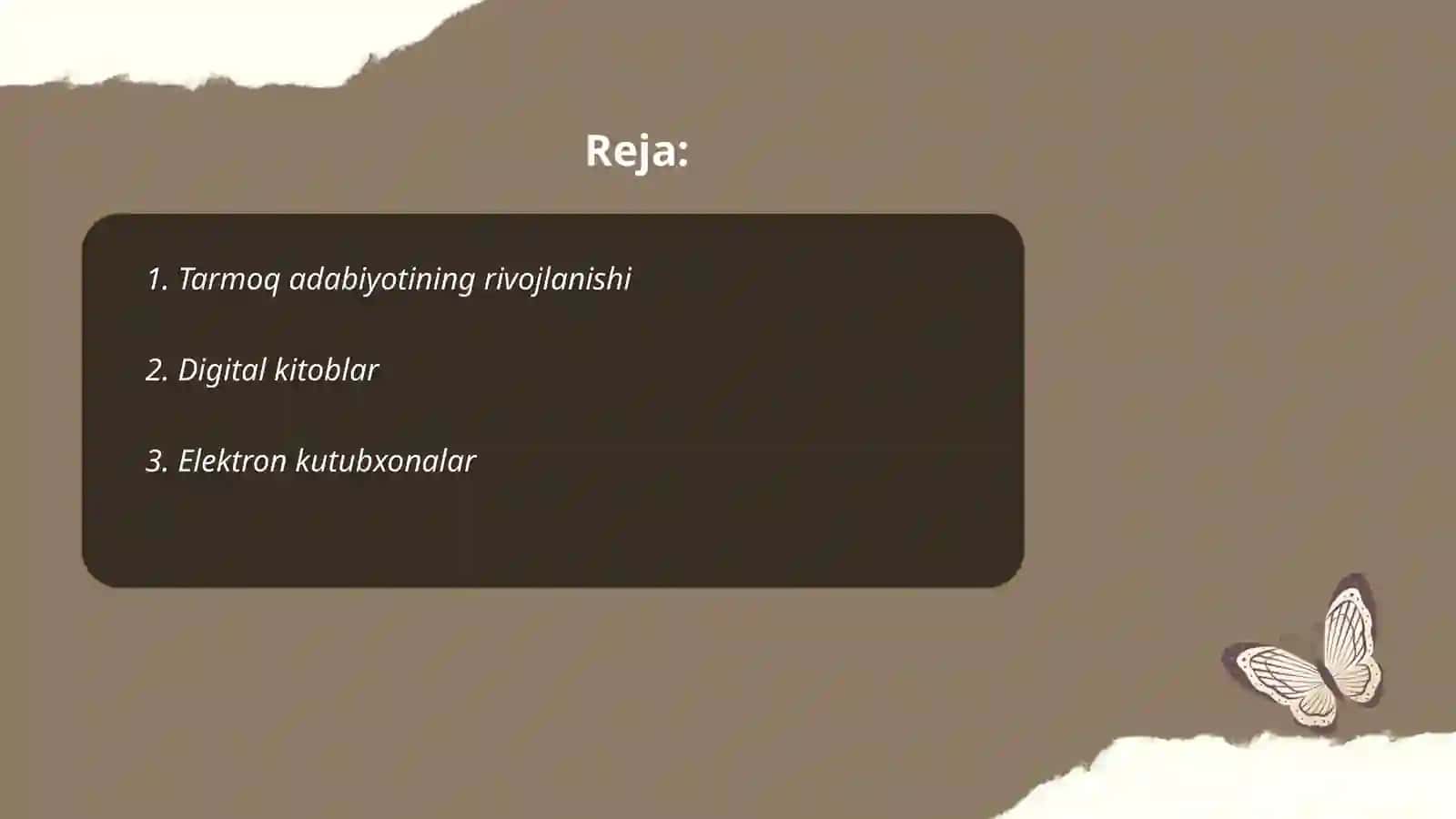 Tarmoq adabiyoti 2