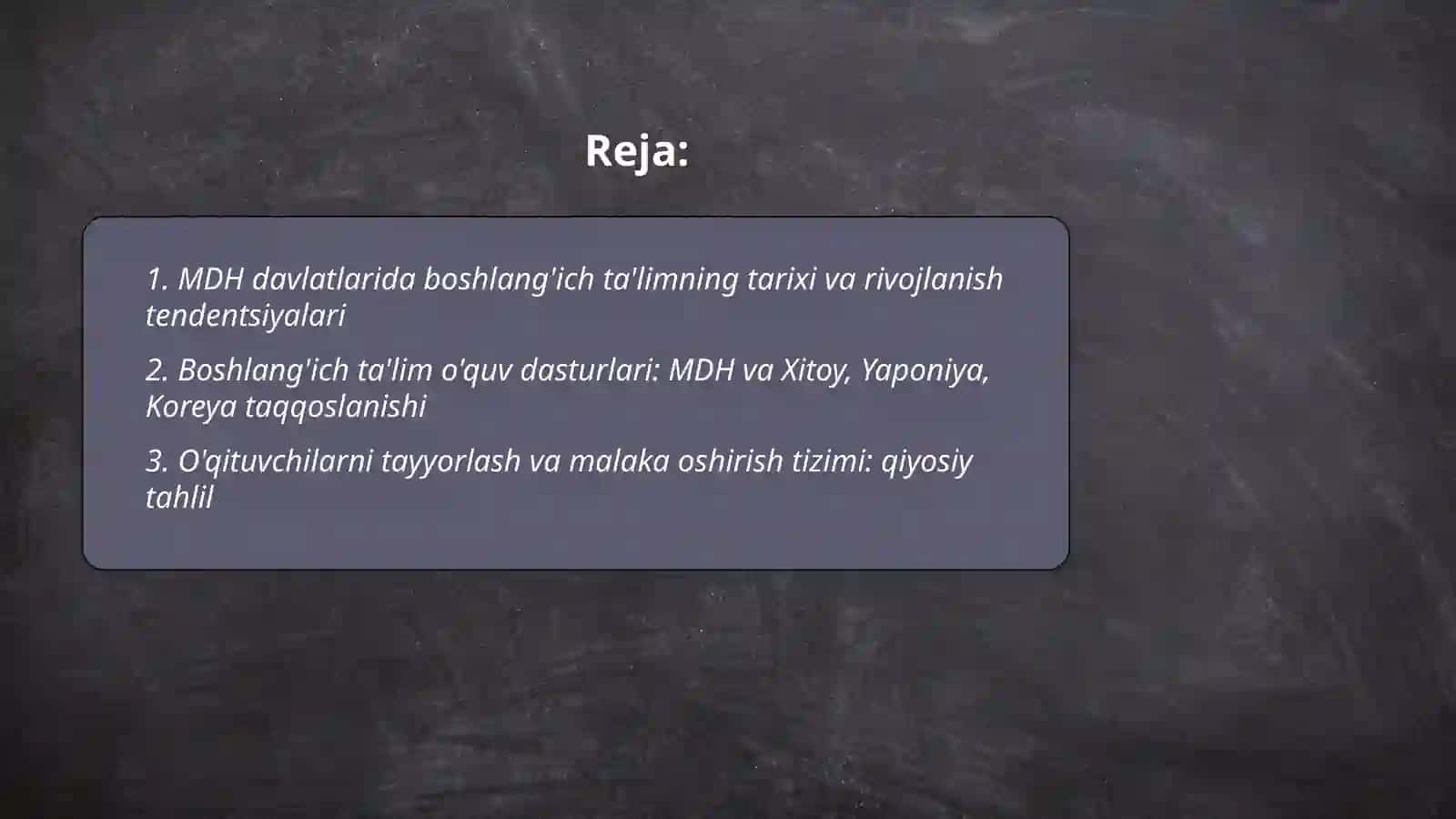 MDH Davlatlarida boshlang'ich ta'lim tizimi va o'ziga xos xususiyatlari 2