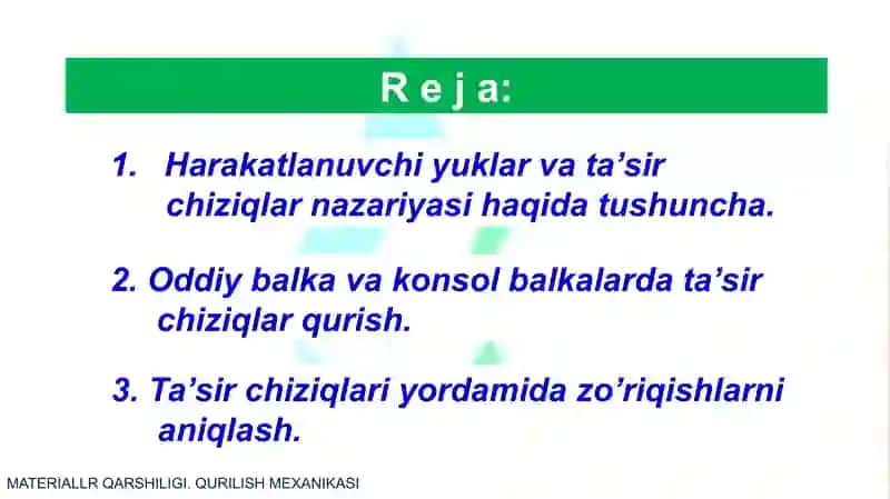 Ta’sir chiziqlari yordamida zo’riqishlarni aniqlash 2
