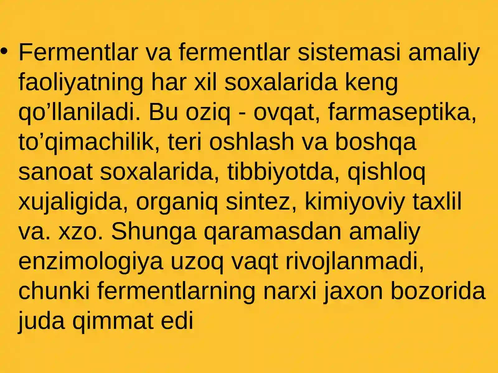 Fermentlarni immobillizatsiya qilish 2