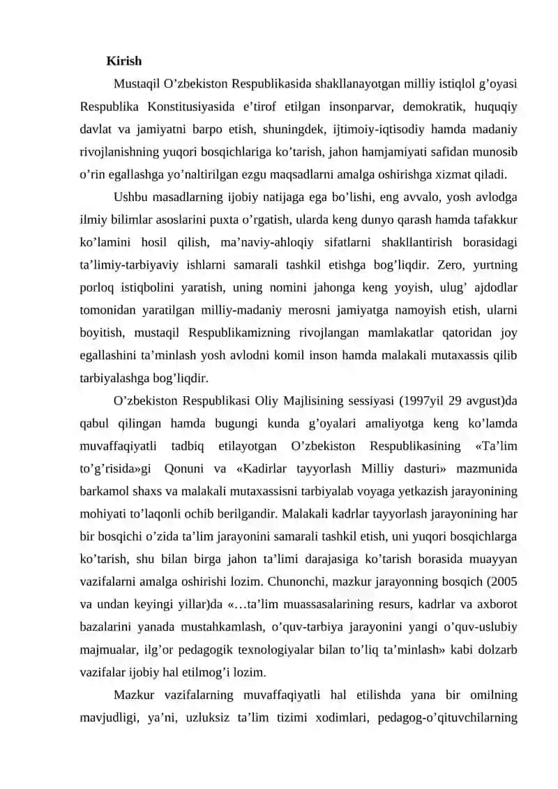 PEDAGOGIK FANLARNI OʻQITISHDA AMALIY METODLARNING AHAMIYATI 2