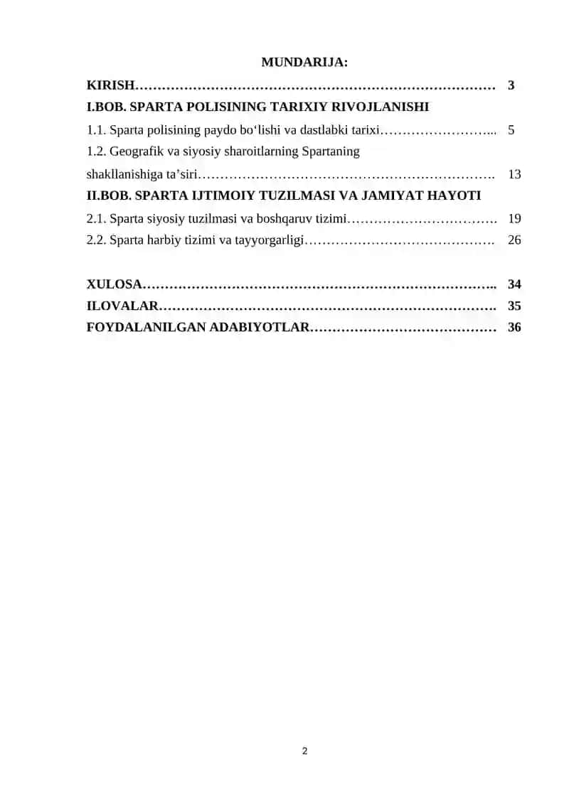 SPARTA POLISINI O‘ZIGA XOS XUSUSIYATLARI 2