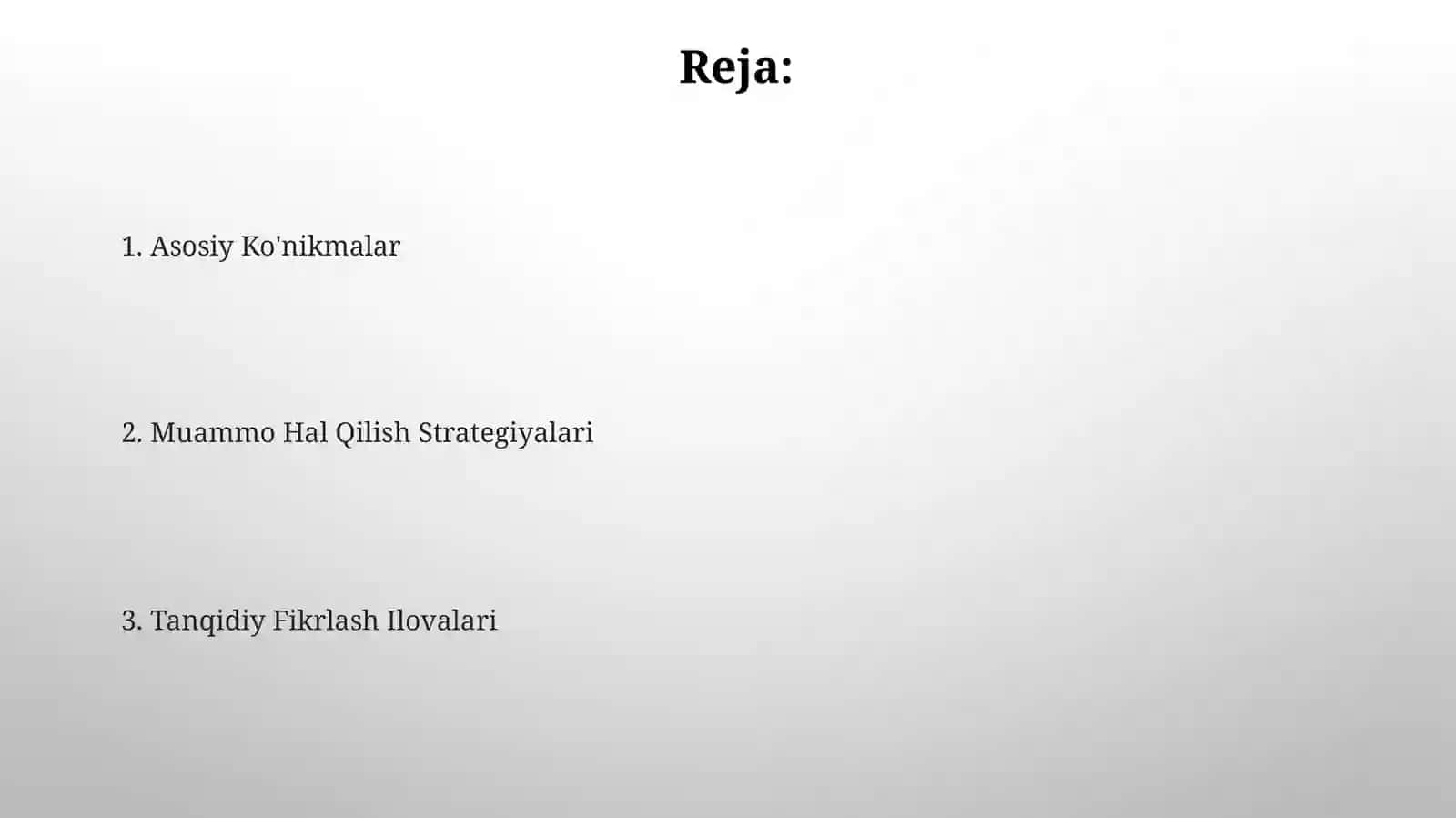 Boshlangʻich sinf matematika darslarida mantiqiy fikrlashni rivojlantirish xususiyatlari 2