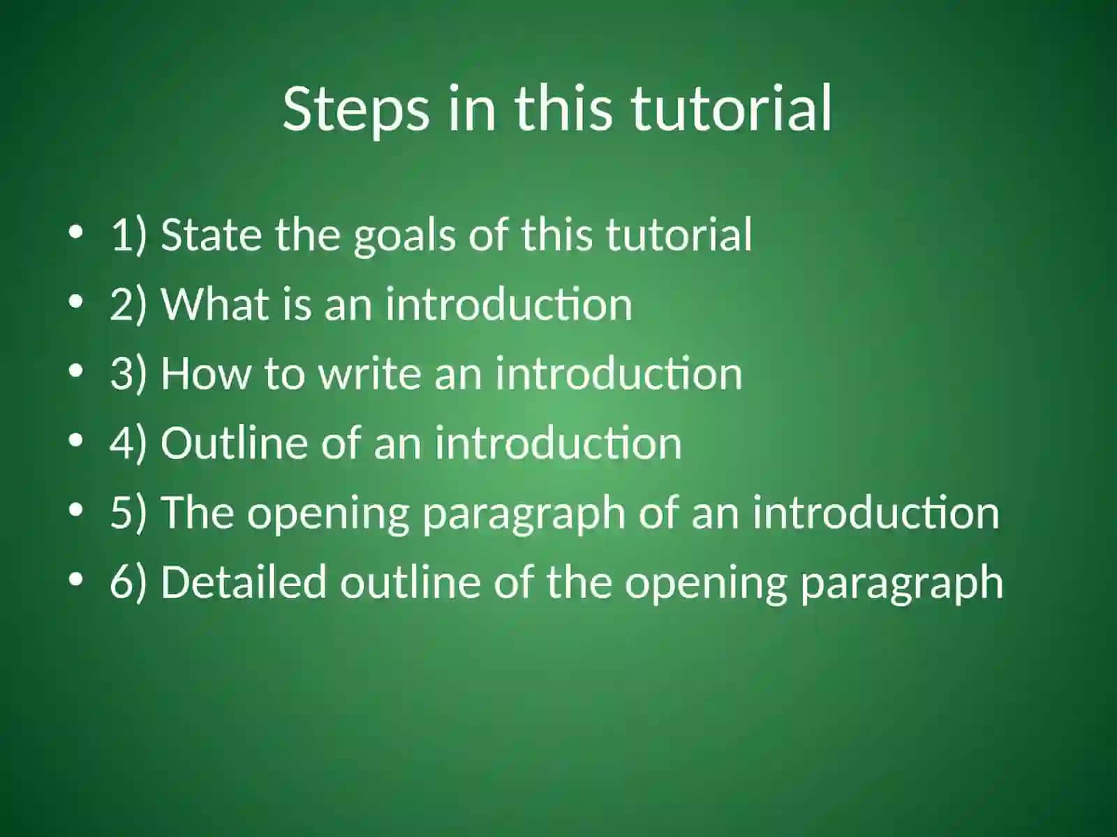 How to Write an Introduction 2