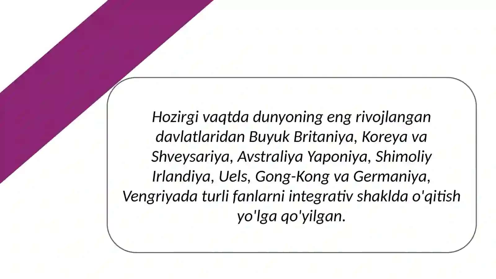 Integratsiyalashgan taʼlimni amaliyotga tadbiq etish boʻyicha turli guruhlarga mansub respondentlarning fikrlarini aniqlashga qaratilgan sotsiologik tadqiqotlar 2