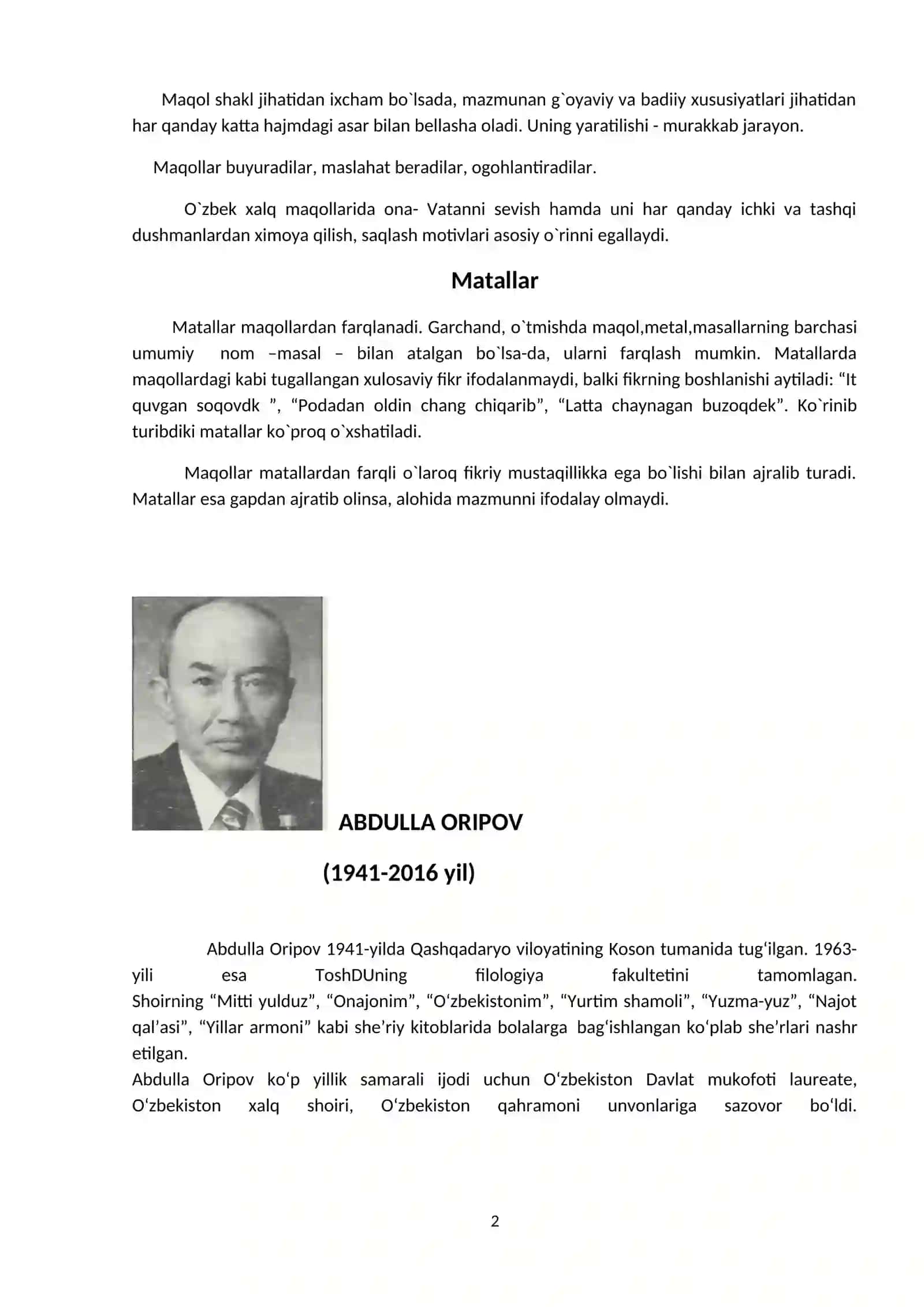 Xalq og`zaki ijodi 2